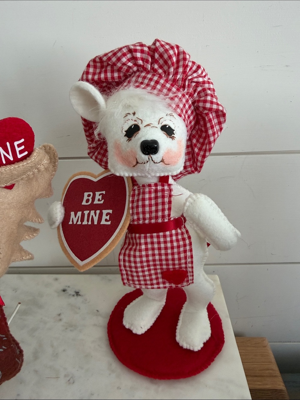 Valentine Day Annalee Dolls Bear Moose - Picture 2 of 5